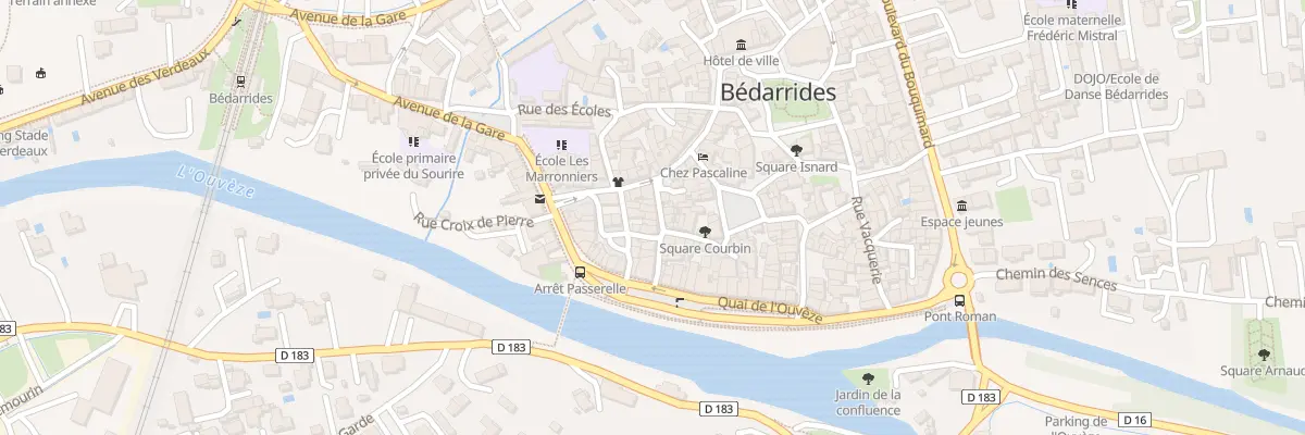 Plan du 6 Rue des Minimes à Bédarrides