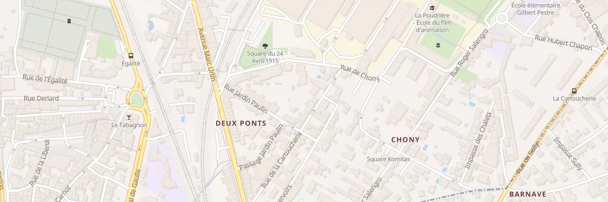 Plan du 11 Rue Cartoucherie à Bourg-lès-Valence