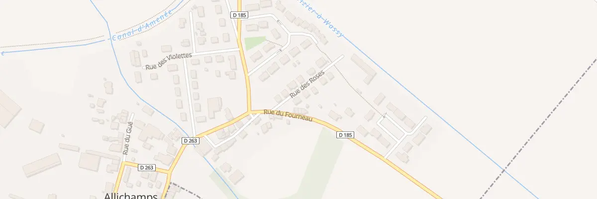 Plan du 111 Rue des Roses à Allichamps