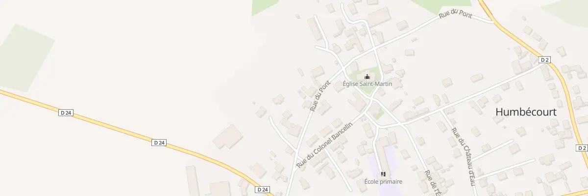 Plan du 13 Rue du Pont à Humbécourt