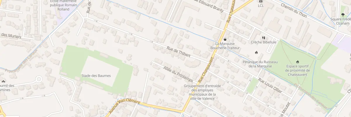 Plan du 78 Rue de Thibert à Valence
