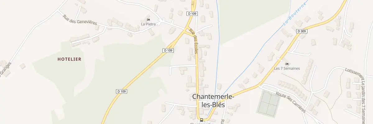 Plan du 5343 Pres Bouvier à Chantemerle-les-Blés