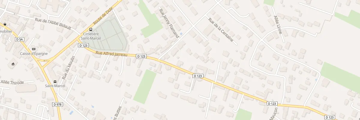Plan du 5B Rue Alfred Jarreau à Saint-Marcel