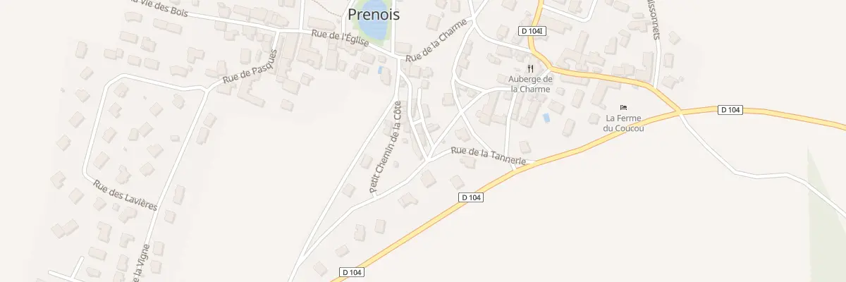 Plan du 6 Imp de la Tannerie à Prenois