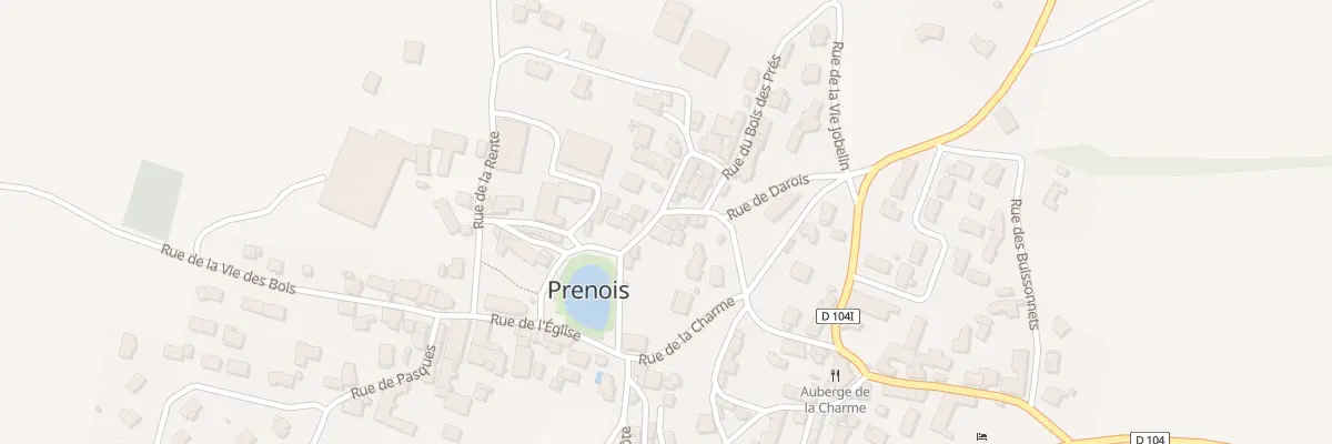 Plan du 2 Rue de Darois à Prenois