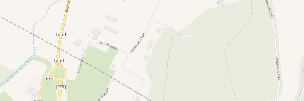 Plan du 713 Route des Puits à Beauvallon