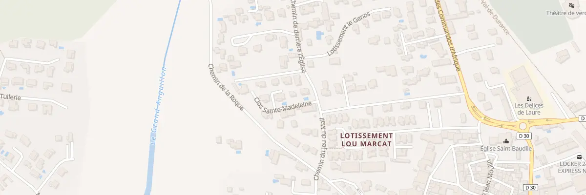 Plan du 9001 Lot Sainte Madeleine à Noves