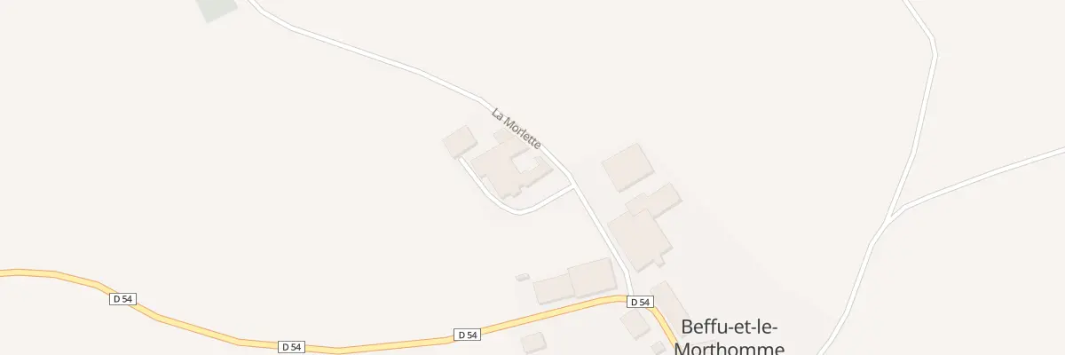 Plan du 2 Ferme de la Morlette à Beffu-et-le-Morthomme
