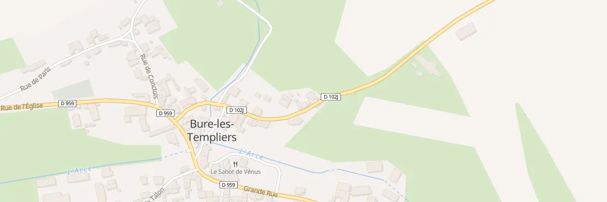 Plan du 5092 Le Village à Bure-les-Templiers