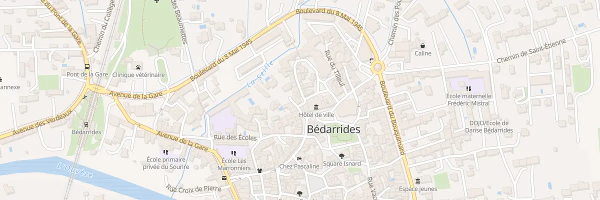 Plan du 15 Rue de la Seille à Bédarrides