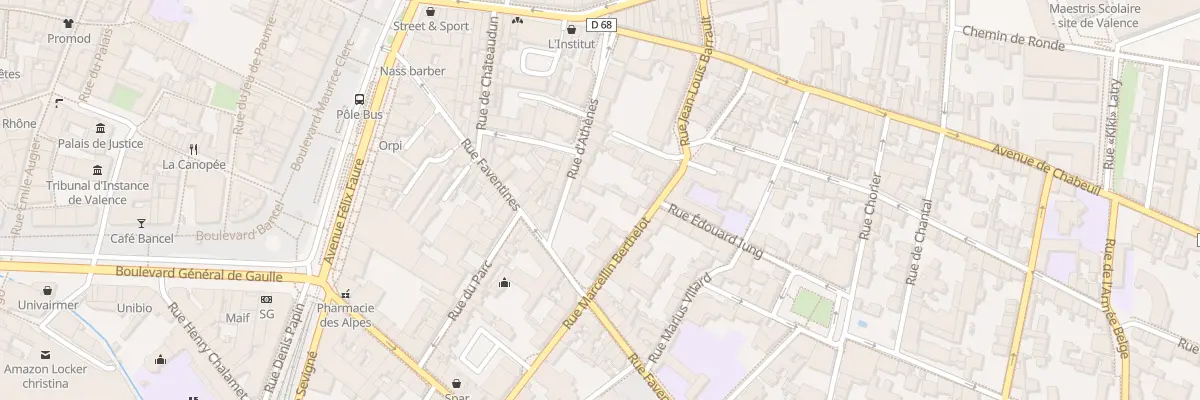 Plan du 21 Rue d’Athènes à Valence