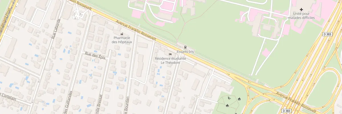 Plan du 2 Rue des Iris à Bron