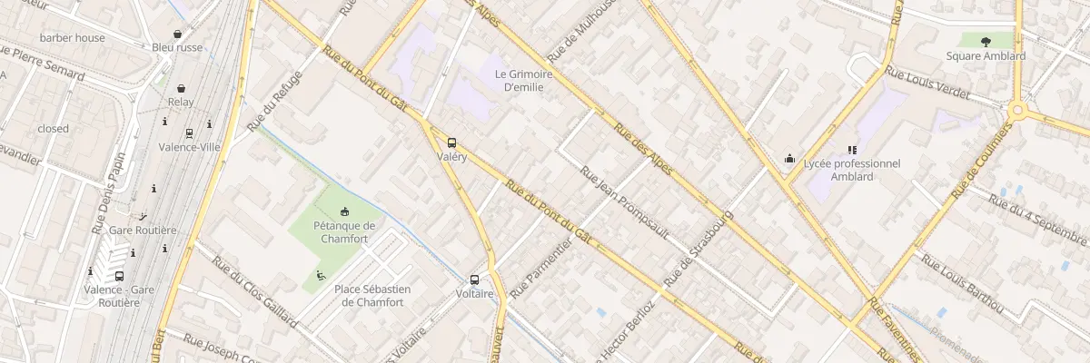 Plan du 53B Rue du Pont du Gat à Valence