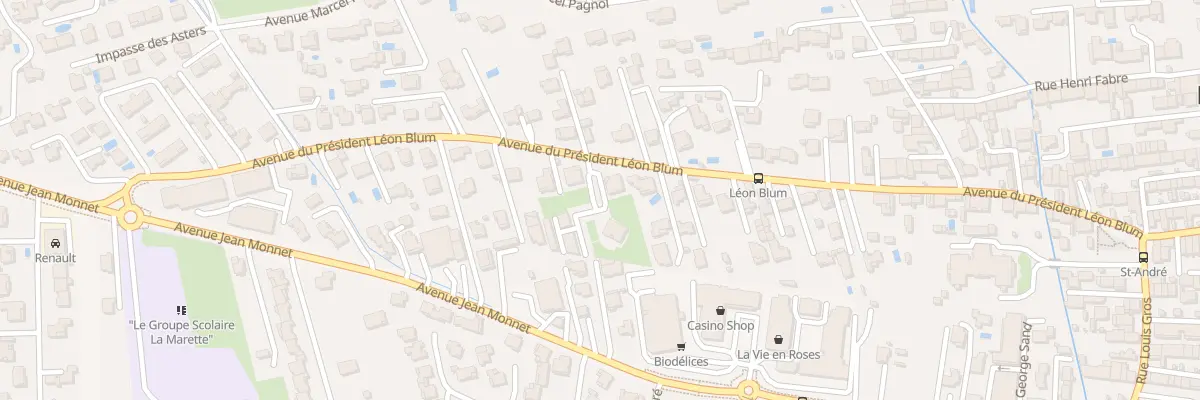 Plan du 485 Av du Pdt Leon Blum à Morières-lès-Avignon