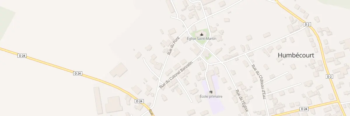 Plan du 14 Rue du Pont à Humbécourt