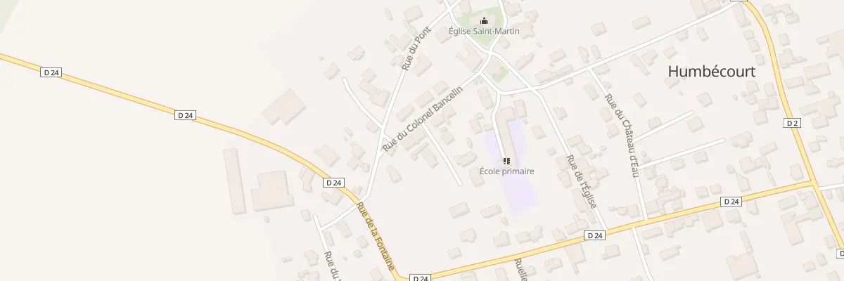 Plan du 13 Rue du Col Bancelin à Humbécourt