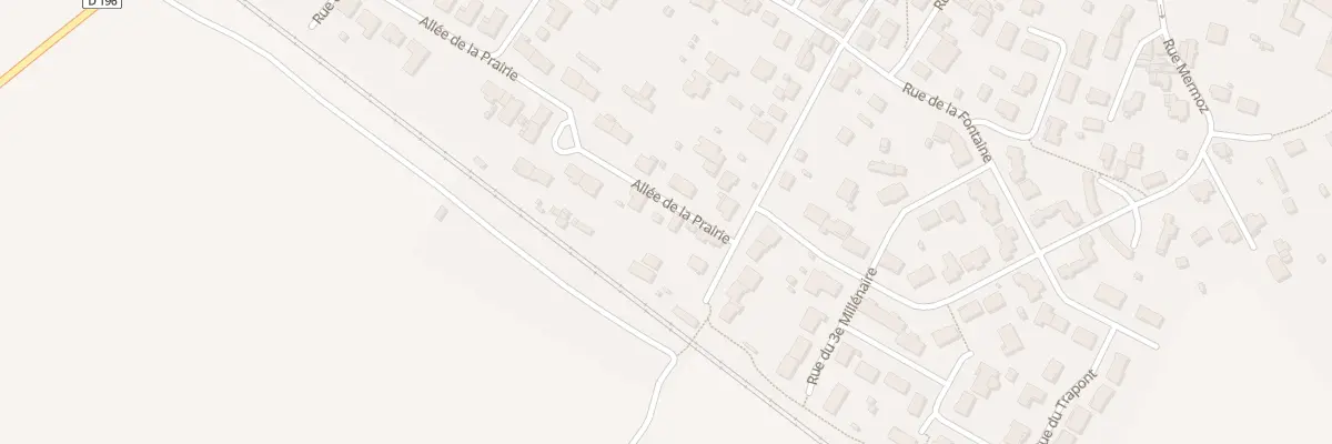 Plan du 1 All de la Prairie à Villiers-en-Lieu