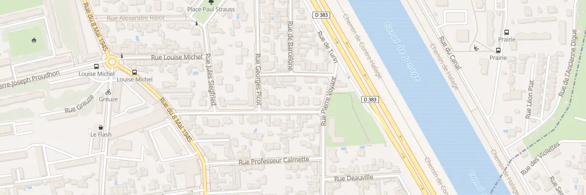 Plan du 27 Rue de Mulhouse à Villeurbanne