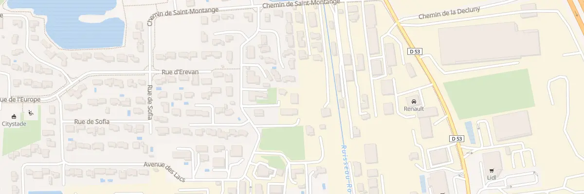 Plan du 78 Av des Lacs à Vedène