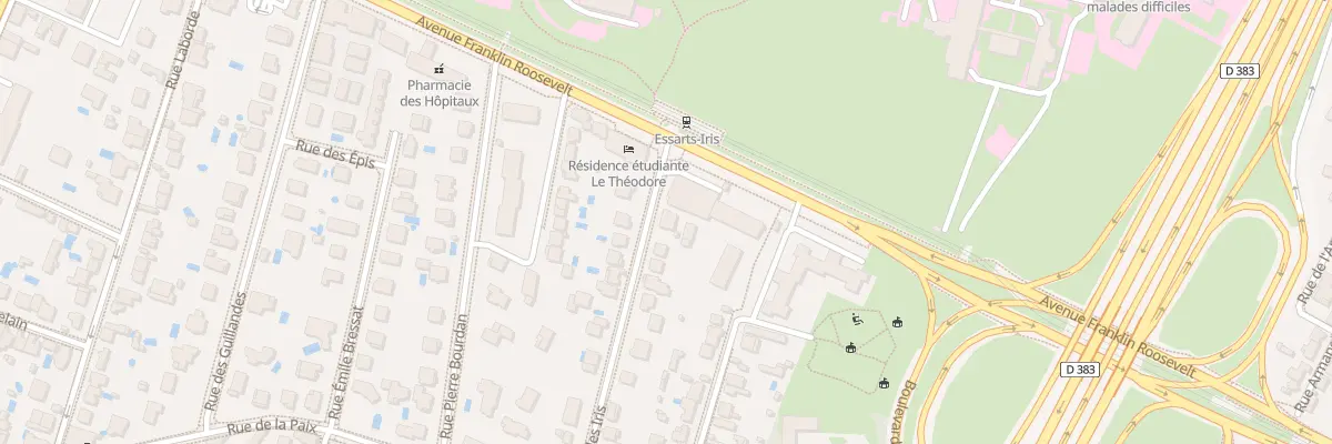 Plan du 5 Rue des Iris à Bron