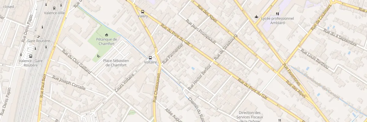 Plan du 62B Rue du Pont du Gat à Valence