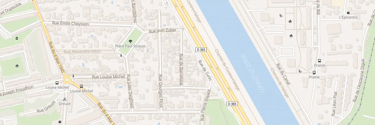 Plan du 11 Rue de Barcelone à Villeurbanne