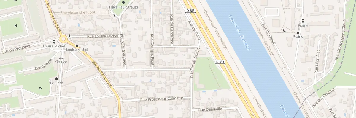 Plan du 29 Rue de Mulhouse à Villeurbanne