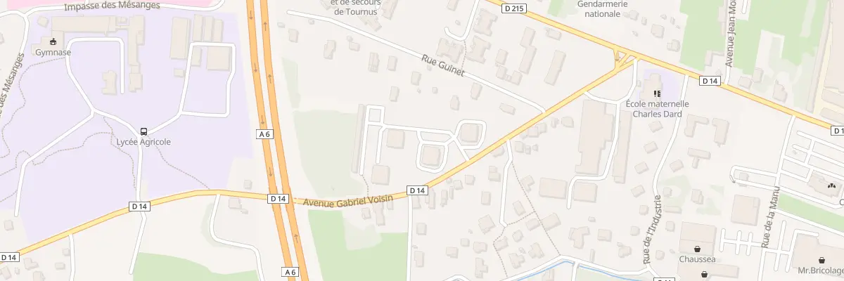 Plan du 214 Av Gabriel Voisin à Tournus