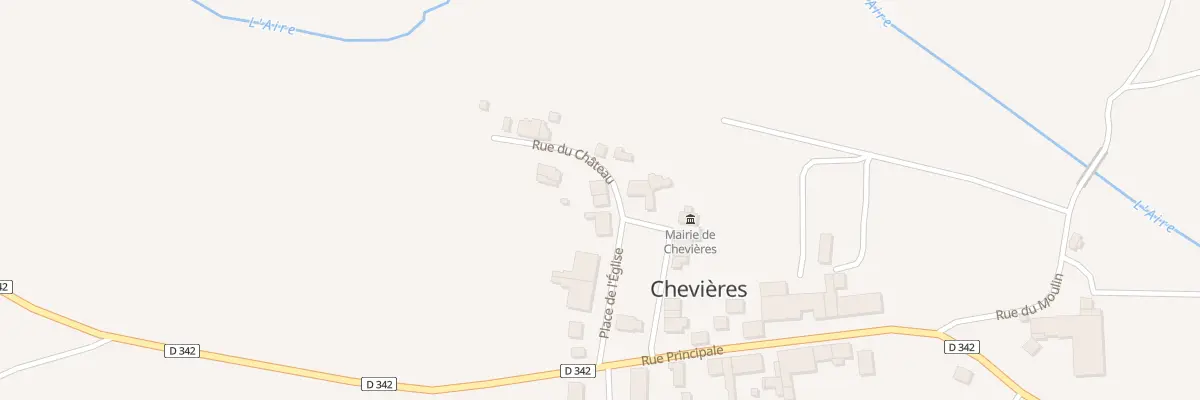 Plan du 1 Rue du Chateau à Chevières