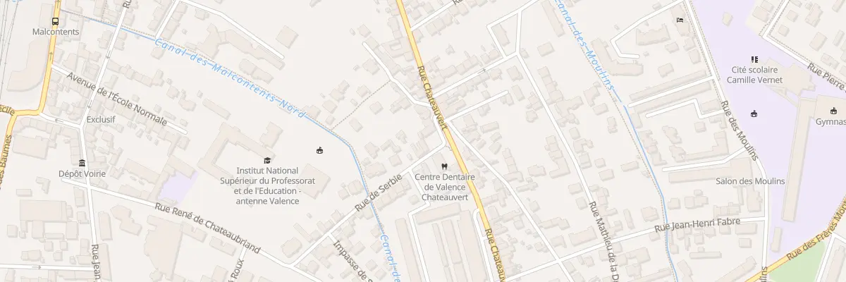 Plan du 4 Rue de Serbie à Valence