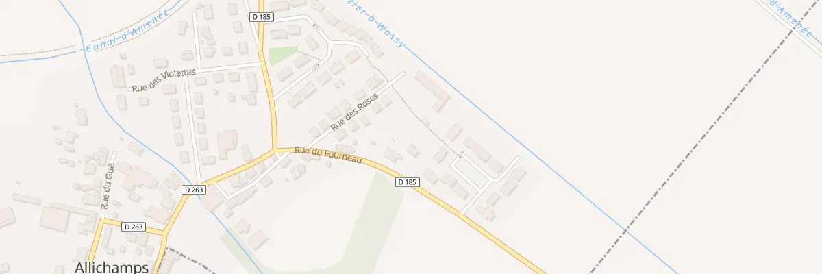 Plan du 90 Rue du Fourneau à Allichamps