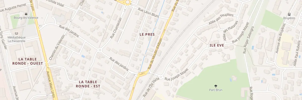 Plan du 9 Rue du Moulin D’Albon à Bourg-lès-Valence