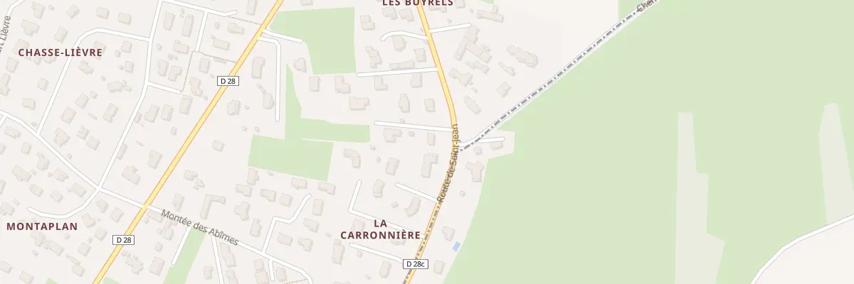 Plan du 328 Rte de Saint Jean à Crottet