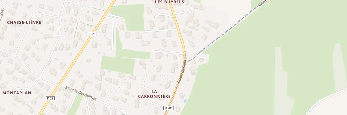 Plan du 328 Rte de Saint Jean à Crottet