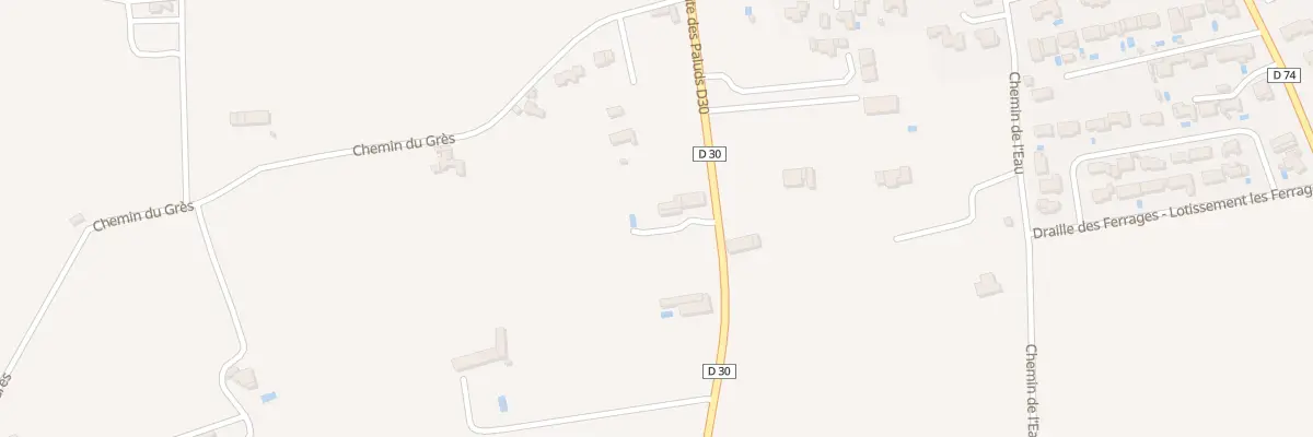 Plan du 9300 Rte des Paluds à Noves