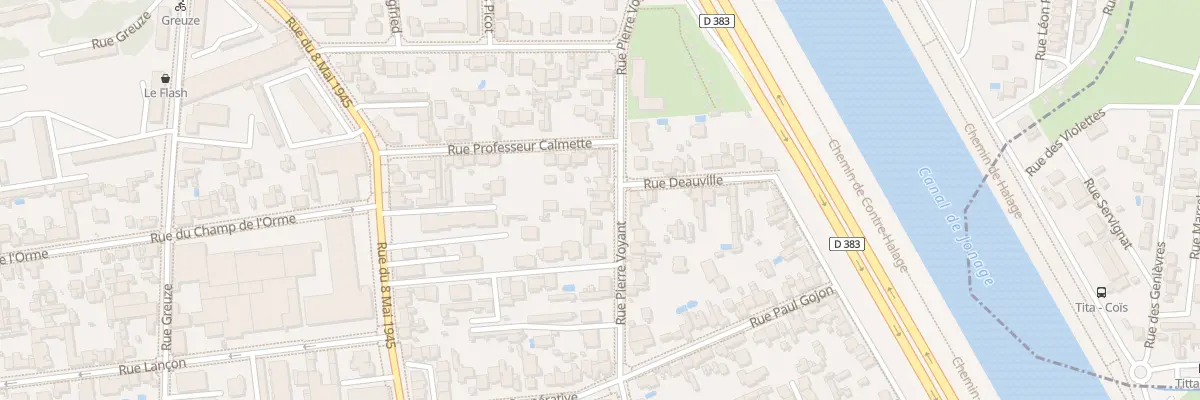 Plan du 26 Rue Pierre Voyant à Villeurbanne