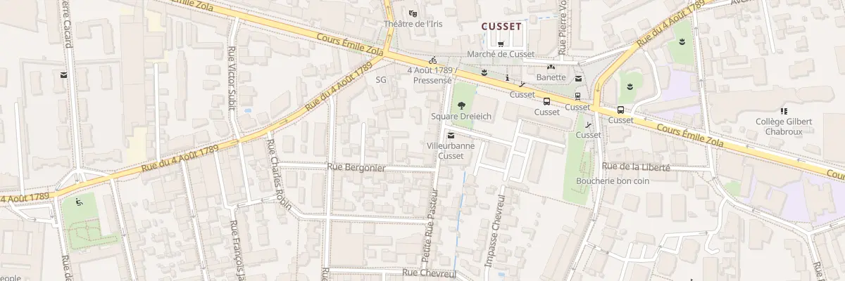 Plan du 16 Petite Rue Pasteur à Villeurbanne