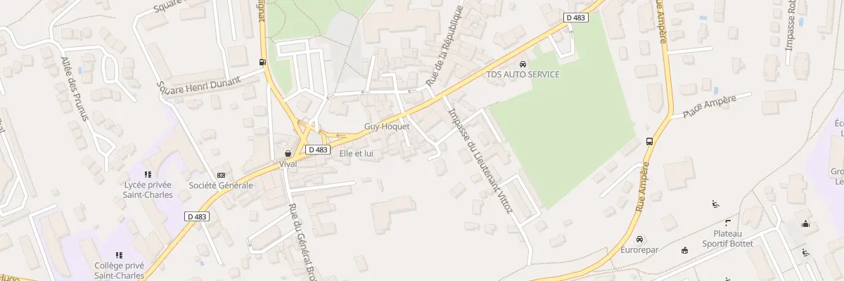 Plan du 4 Rue Marie Curie à Rillieux-la-Pape