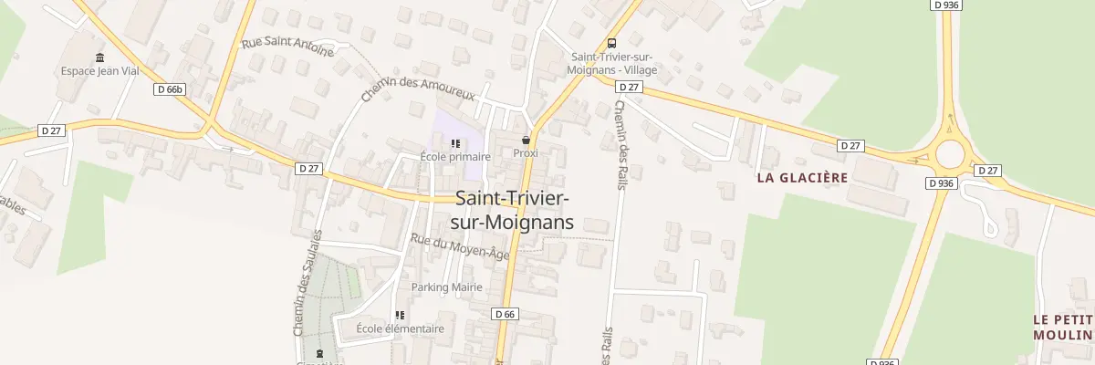 Plan du 41 Rue Montpensier à Saint-Trivier-sur-Moignans