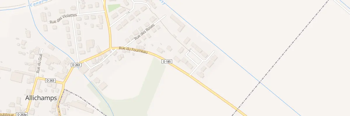Plan du 3 Rue Frédéric Chopin à Allichamps