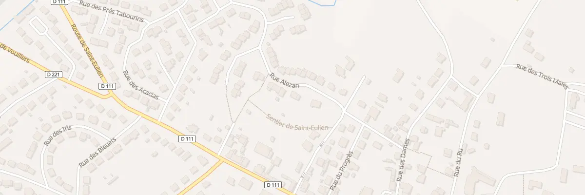 Plan du 1F Rue Alezan à Villiers-en-Lieu