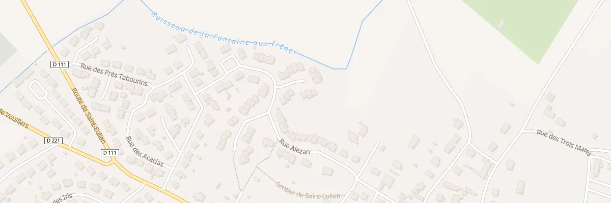 Plan du 6 Imp Alezan Nord à Villiers-en-Lieu