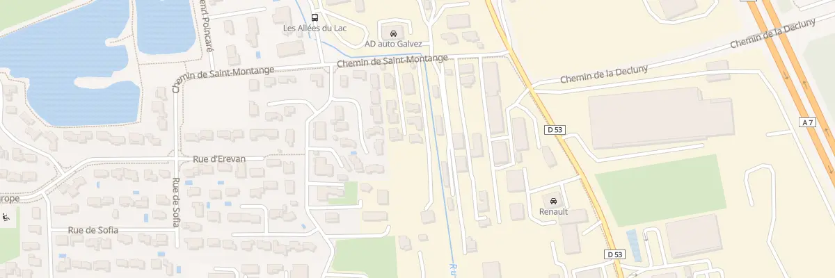 Plan du 125 Che de Saint Montange à Vedène