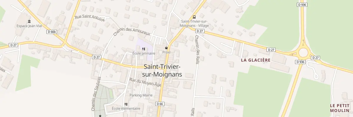 Plan du 37 Rue Montpensier à Saint-Trivier-sur-Moignans