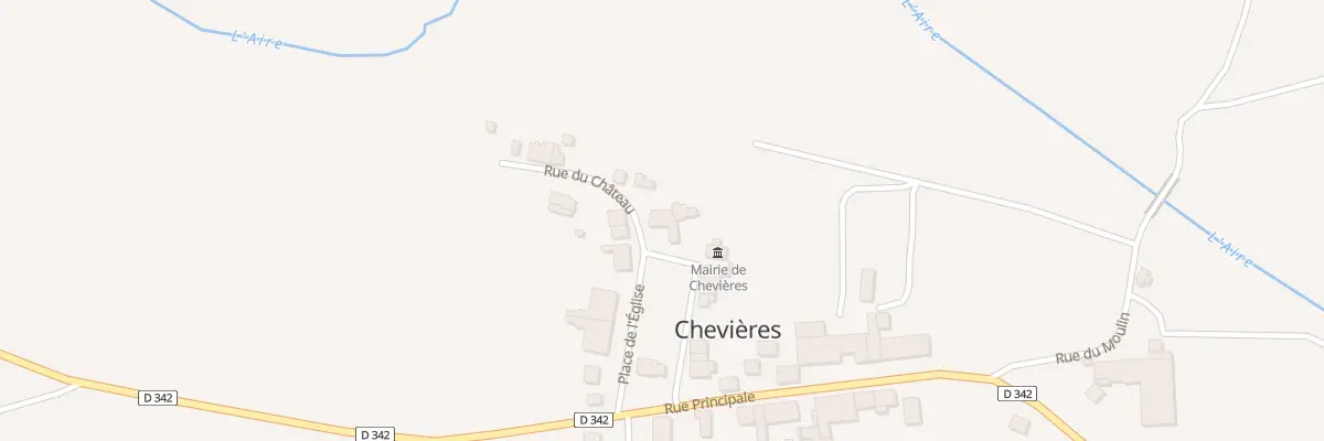 Plan du 1 Rue Traversière à Chevières