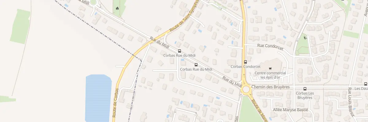 Plan du 1 Rue Louis Martin à Corbas