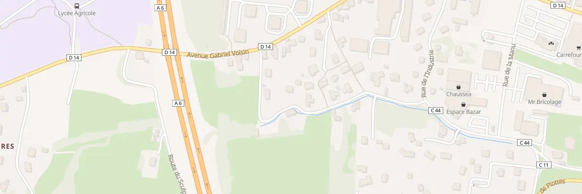 Plan du 696 Rue du Puits des Sept Fontaine à Tournus