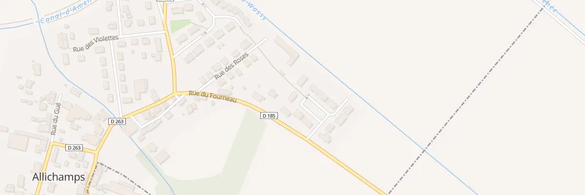 Plan du 4 Rue Frédéric Chopin à Allichamps