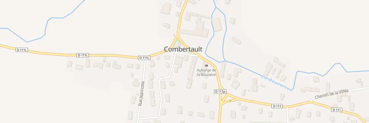 Plan du 2 Rue de la Bouzaize à Combertault
