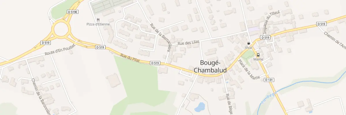 Plan du 36 Rue du Pilat à Bougé-Chambalud